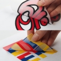 thiết kế in lụa tùy chỉnh giá rẻ, in chuyển nhiệt 3d, ủi trên nhãn quần áo bằng plastisol, in chuyển nhiệt 3d cho áo phông 