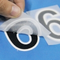 Logo tùy chỉnh Ủi trên chữ mềm 3d nhãn dán chuyển nhiệt in ấn cho túi quần áo áo phông thủ công DIY 